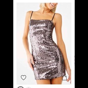 Woven dress- black/lavender